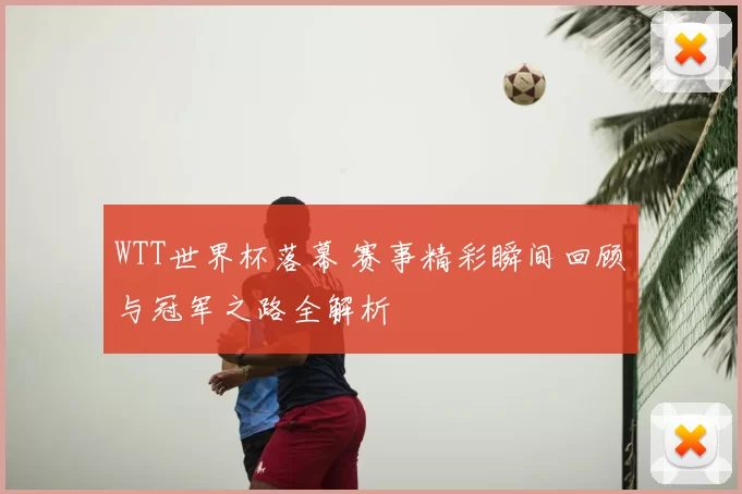 WTT世界杯落幕 赛事精彩瞬间回顾与冠军之路全解析