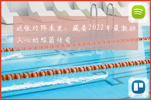 这张对阵表里,藏着2022年最激动人心的绿茵传奇