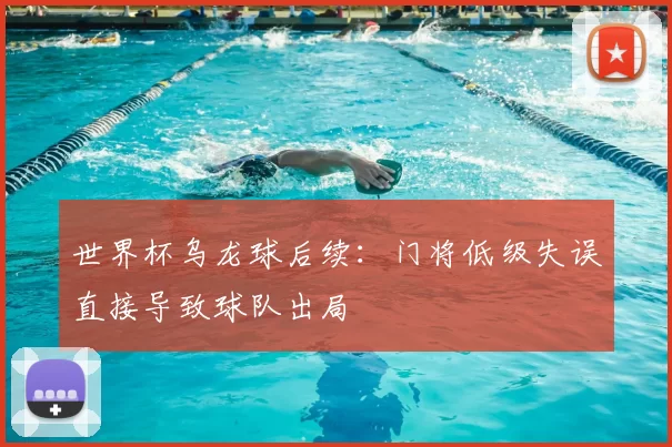 世界杯乌龙球后续:门将低级失误直接导致球队出局
